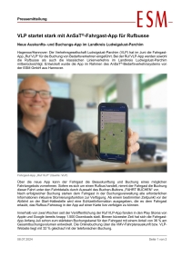 VLP startet stark mit AnSaT®-Fahrgast-App für Rufbusse